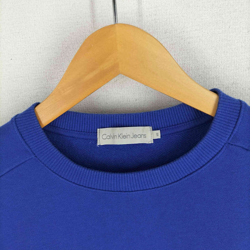 カルバンクラインジーンズ Calvin Klein Jeans エンボスロゴ クルーネック スウェット メンズ JPN:S
