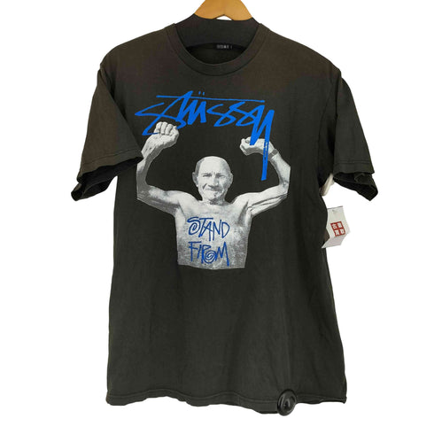ステューシー Stussy 00S フロントプリント S/S Tシャツ STAND FIRM メンズ import:M