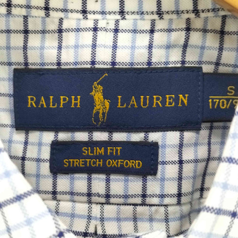 ラルフローレン RALPH LAUREN slim fit stretch oxford オックスフォード ボタンダウンシャツ メンズ import:S