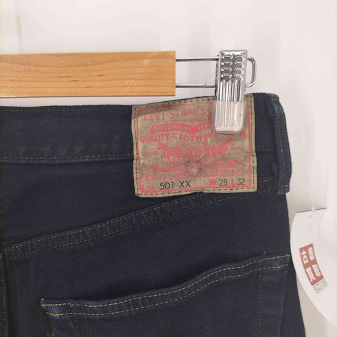 リーバイスヴィンテージクロージング Levis Vintage Clothing 501XX ビッグE復刻 ブラックデニムパンツ 後染め メンズ W28 L32