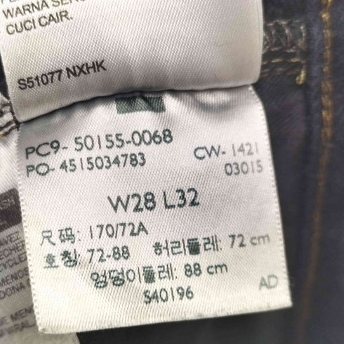 リーバイスヴィンテージクロージング Levis Vintage Clothing 501XX ビッグE復刻 ブラックデニムパンツ 後染め メンズ W28 L32