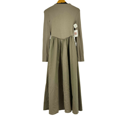 MULVAN ハイネック切替ワンピース レディース import:M