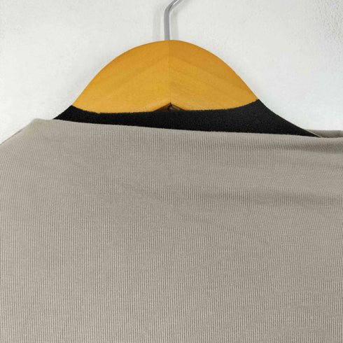 MULVAN ハイネック切替ワンピース レディース import:M