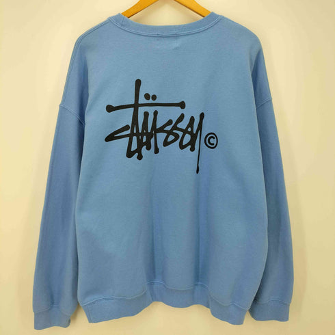 ステューシー Stussy ホンジュラ製 バックプリントクルーネックトレーナー メンズ S
