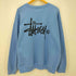 ステューシー Stussy ホンジュラ製 バックプリントクルーネックトレーナー メンズ S