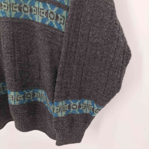 Cloude de Pienne ノルディック柄ニット ユーロ メンズ import:M