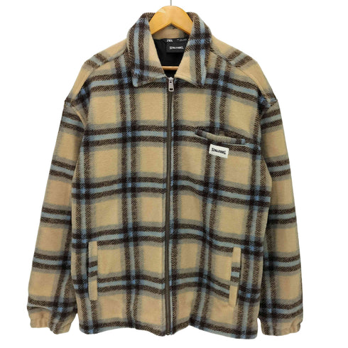 ザラ ZARA バックロゴジップアップジャケット メンズ L