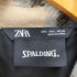 ザラ ZARA バックロゴジップアップジャケット メンズ L