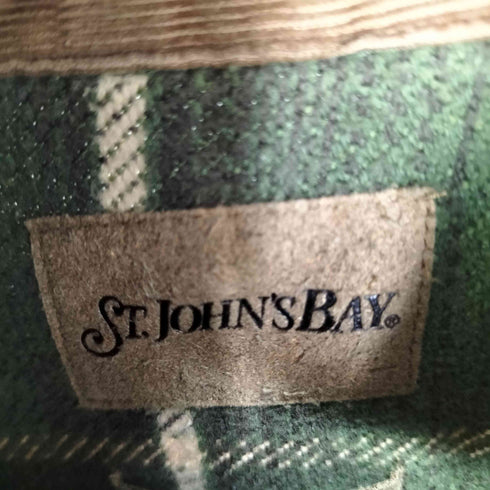 セントジョンズベイ STJOHNS BAY ヘビーネルシャツ チェック 長袖 メンズ import:L