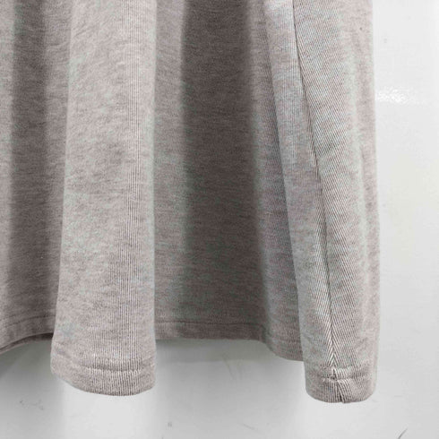 SEUENTY L/S ハーフジップフーデッドワンピース レディース