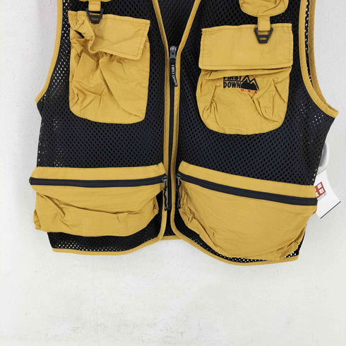 ファーストダウン FIRST DOWN WASHED CHINO MESH VEST ウォッシュドチノメッシュベスト メンズ JPN:XL
