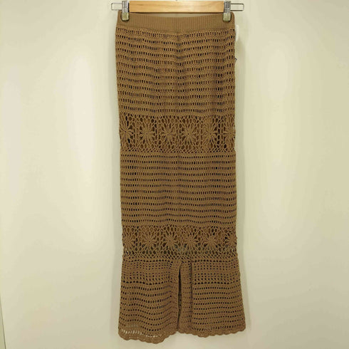 アーバンリサーチドアーズ URBAN RESEARCH DOORS クロシェ編みニットスカート レディース ONE SIZE