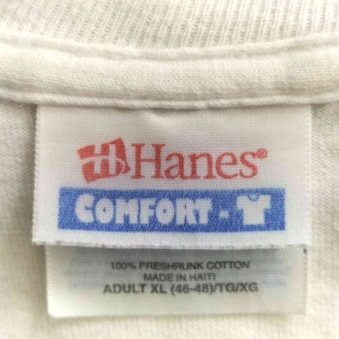 ヘインズ Hanes 00s プリント クルーネック バンドTシャツ メンズ import:XL