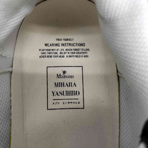 メゾンミハラヤスヒロ Maison MIHARA YASUHIRO WAYNE LOW sneaker シボ革 レディース