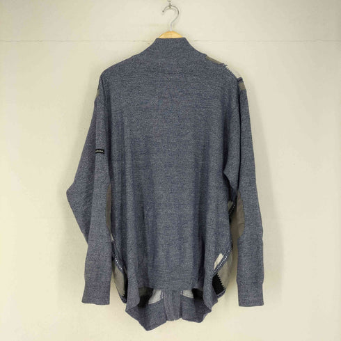 SILVER SILK フロントデザインニットジップジャケット メンズ JPN:XXL