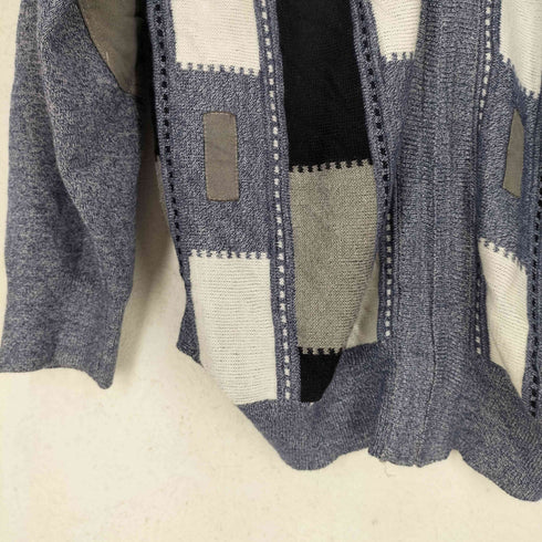 SILVER SILK フロントデザインニットジップジャケット メンズ JPN:XXL