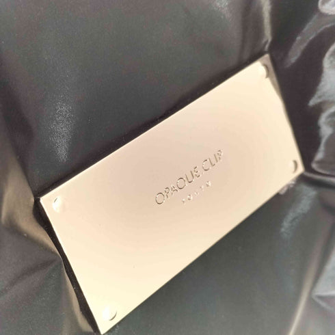 オペークドットクリップ OPAQUE.CLIP ロゴプレート ナイロンショルダーバック ドローコード レディース