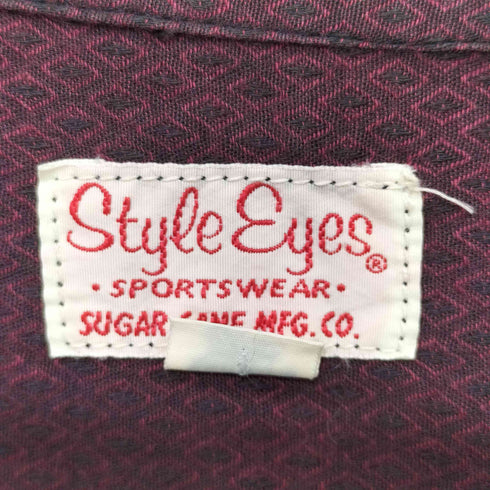 スタイルアイズ Style Eyes 総柄 50Sモチーフ ロングスリーブシャツ 開襟シャツ メンズ L