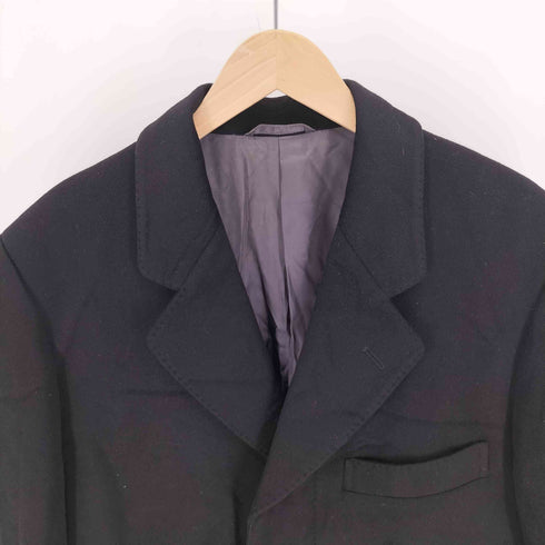L&B HOMME カシミヤ 100% 比翼 チェスターコート メンズ JPN:L