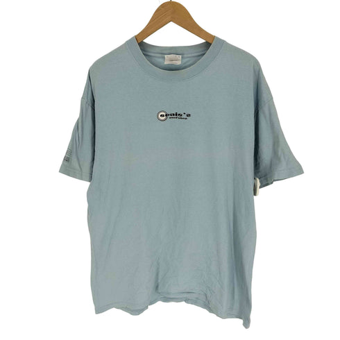 90S Hanesボディ サーフショップ 企業ロゴ 両面 プリント ロゴ S/S Tシャツ メンズ import:L