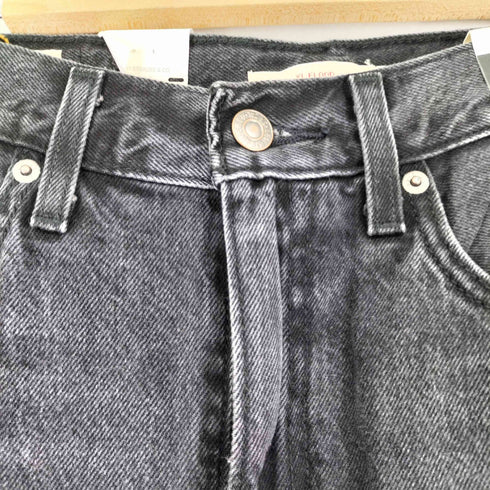 リーバイス Levis XL FOOD ブラックデニムパンツ レディース 27