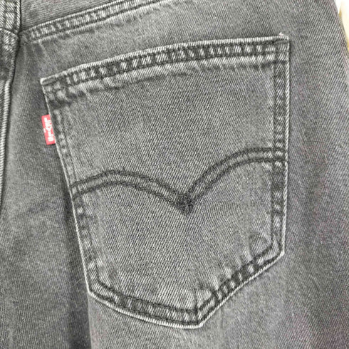 リーバイス Levis XL FOOD ブラックデニムパンツ レディース 27