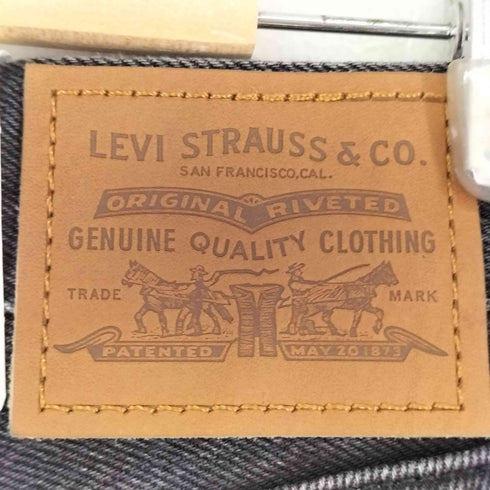リーバイス Levis XL FOOD ブラックデニムパンツ レディース 27