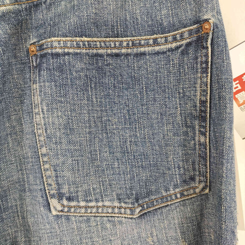 シュガーヒル SUGARHILL 24SS CRASHED MODERN DENIM WIDE TROUSERS メンズ 32