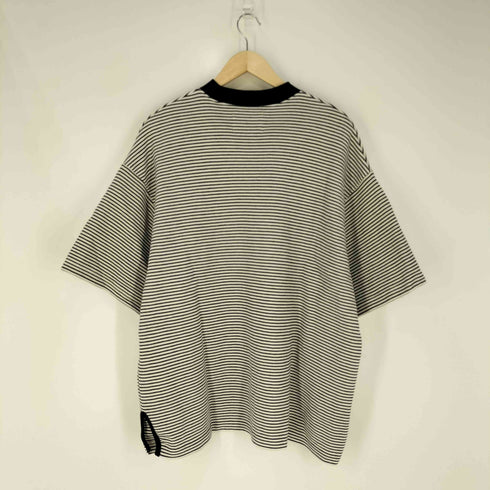 Aphlotus Oversized Border Wide S/S Cutand Sew オーバーサイズ ボーダー ワイド S/S カットソー メンズ JPN:M