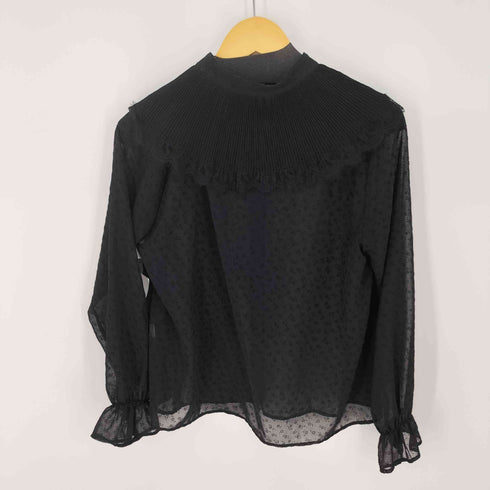 ザラ ZARA プリーツシアーブラウス レディース import:L