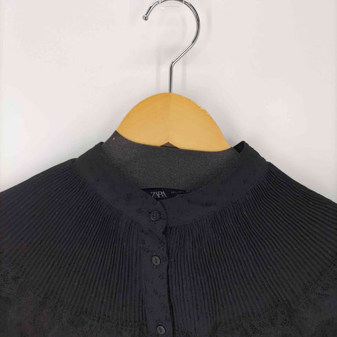ザラ ZARA プリーツシアーブラウス レディース import:L