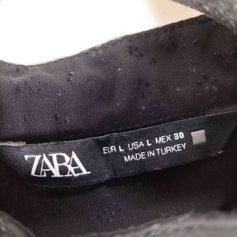 ザラ ZARA プリーツシアーブラウス レディース import:L