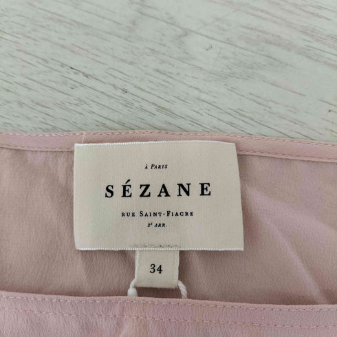 sezane top tess poudre シルクカットソー レディース FR:34