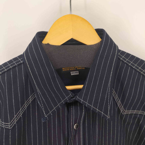 IRON HEART XXXL 12oz ウォバッシュ ウエスタンシャツ ヒッコリー オーバーサイズ メンズ XXXL