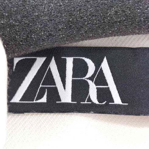 ザラ ZARA クロップドジップアップブルゾン レディース import:L