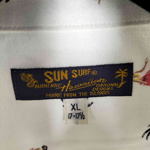 サンサーフ SUN SURF 総柄ボタンダウンL/Sシャツ フラガール アロハ柄 メンズ JPN:XL