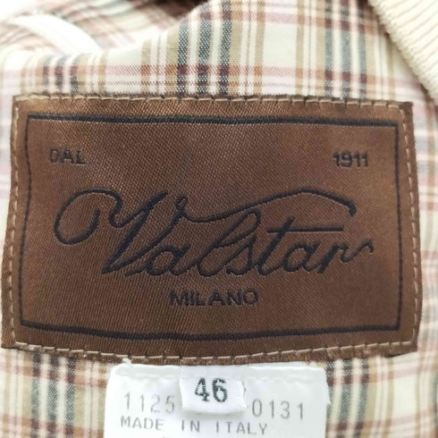 VALSTAR MILANO イタリア製 チェックブルゾン メンズ 46
