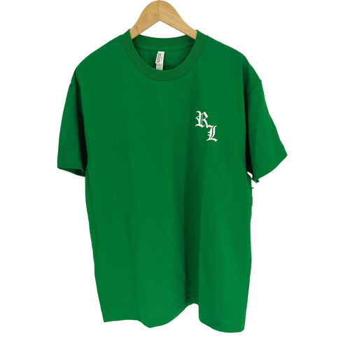 ROYALTY OLD ENGLISH RL 転写プリント S/S Tシャツ メンズ import:L