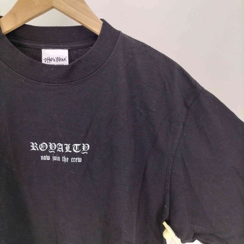 ROYALTY NOW JOIN THE CREW OLD ENGLISH プリント L/S Tシャツ メンズ JPN:M