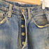 リーバイス Levis 60s 501XX 刻印W 最初期 BIG E バックポケットシングル Vステッチ ボタンフライデニムパンツ 実寸38cm メンズ