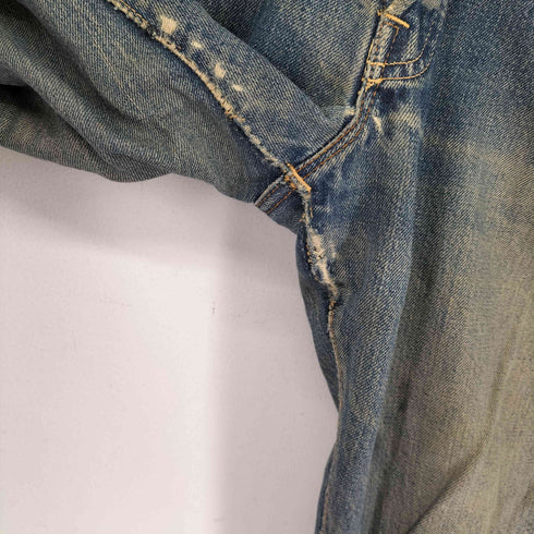 リーバイス Levis 60s 501XX 刻印W 最初期 BIG E バックポケットシングル Vステッチ ボタンフライデニムパンツ 実寸38cm メンズ