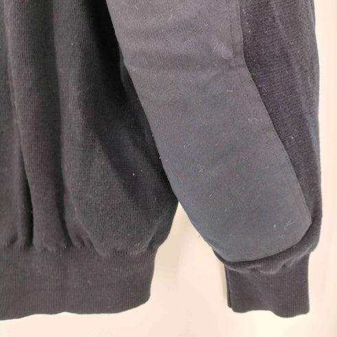 90-00S Vネック ロゴ 刺繍 ニット ナイロン プルオーバー ジャケット メンズ import:L
