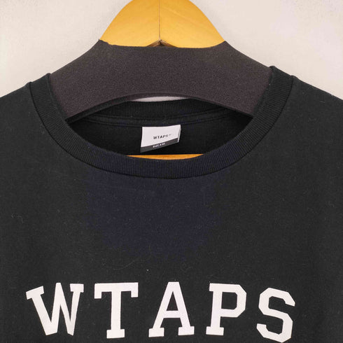 ダブルタップス WTAPS 23AW COLLEGE LS TEE BLACK メンズ 01