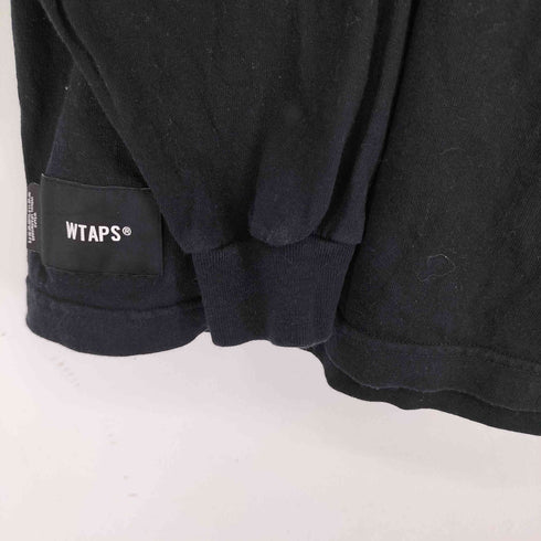 ダブルタップス WTAPS 23AW COLLEGE LS TEE BLACK メンズ 01