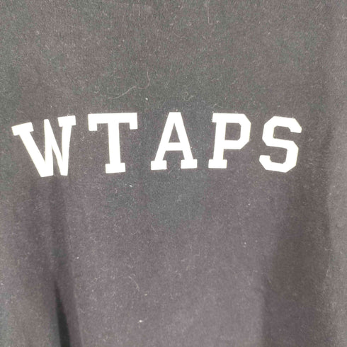 ダブルタップス WTAPS 23AW COLLEGE LS TEE BLACK メンズ 01