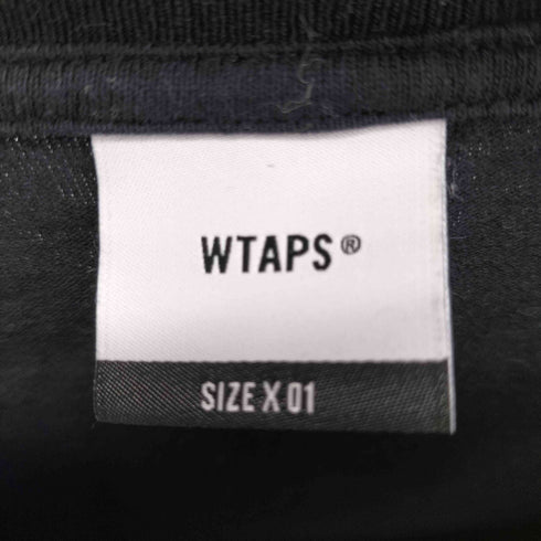 ダブルタップス WTAPS 23AW COLLEGE LS TEE BLACK メンズ 01