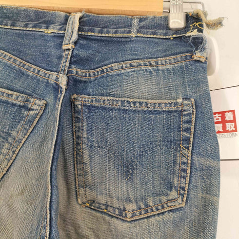 リーバイス Levis 60s 501XX 刻印L BIG E ウエストシングル Vステッチ ボタンフライデニムパンツ 実寸32.5cm レディース