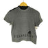 ステラマッカートニー STELLA McCARTNEY ショルダージップ ロゴプリント S/S Tシャツ レディース JPN:S