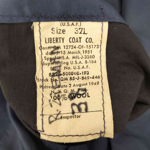 ユーエスエアーフォース U.S. AIR FORCE 50S アメリカ 空軍 Wool Eisenhower Jacket IKE AFワッペン ウール フィールド アイゼンハワージャケット アイクジャケット 51年製 メンズ 37L