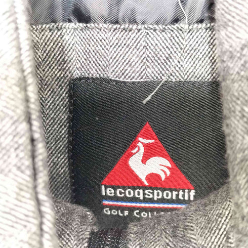 ルコック スポルティフ le coq sportif ロゴ刺繍 フェザー混 ダウンベスト メンズ LL